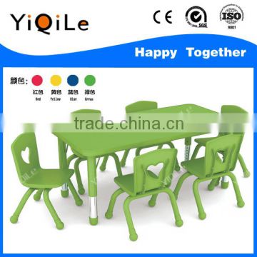 Cheap price high quality plastic kids learning table for kindergarten