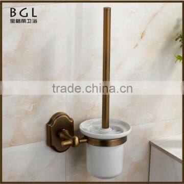 16250 wall-mounted vintage toilet brush holder zinc alloy bathroom accessories