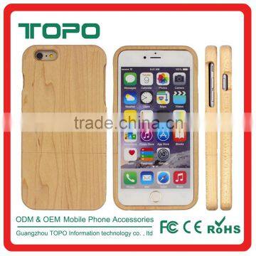 Real Wood Wooden Separated up and Down The Wooden Shell Phone Case Cover for Iphone 6 6s Plus photo-6