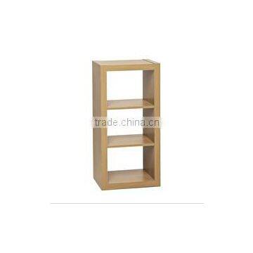 2015 oak effect 3 tier bookshelf unit(NOA-7096)