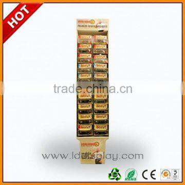 store paper cardboard floor display ,store palllet display shelves ,store merchandising