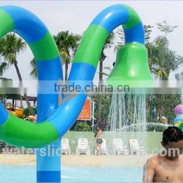 Fiberglass water spray play toys for kids water park equipment