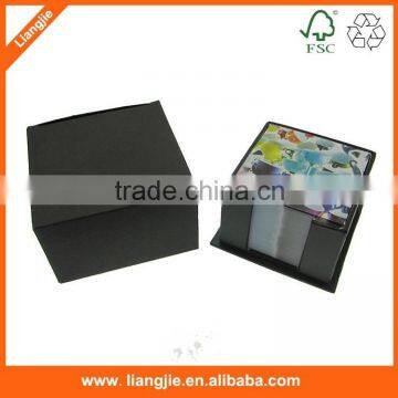 paper box style printed note pad,custom writing pad,advertising memo pad