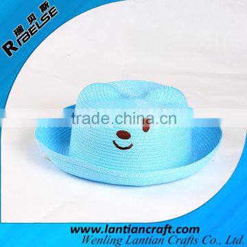 kids fashion paper straw hat