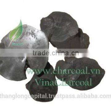 White ash ordorless fruit wood charcoal for BBQ and hookah shisha