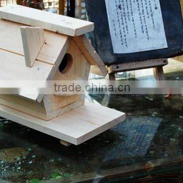 Small Wooden Wood Carved Cheap Bird Houses photo-5