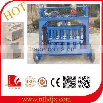 Manual concrete block machine egg laying concrete block moulding machine