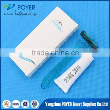 New OEM hotel amenities razor and Hotel friendly cheap shaving razor kit