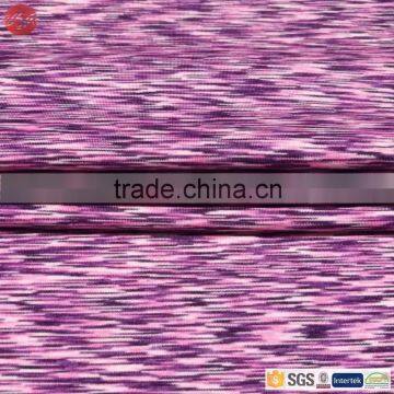 Heather Knitting Fabric/Space Dye Poly Spandex Circular Fabric