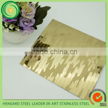 201 Grade Mirror Etched Stainless Steel Designer Sheets for Stainless Steel Fabrication