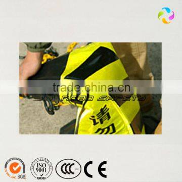 Road construction safety reflective flat traffic cones