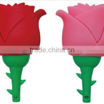 PVC flower shaped usb sticks promotional usb drives bulk buy from china