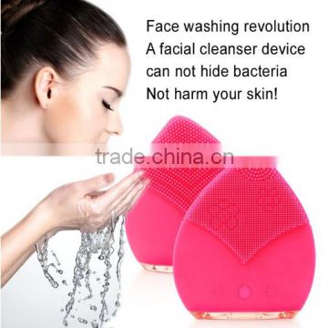 cnbless rechargeable silicone facial brush organic facial cleanser