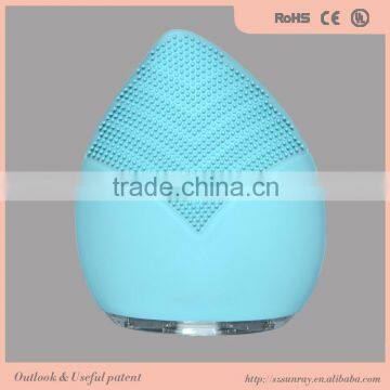 Portable washing facial brush cleaning facial brush instrument