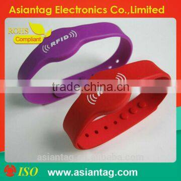 13.56MHz RFID bracelet/silicone wristband for swimming pool