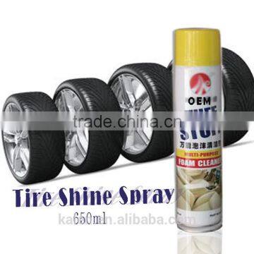 OEM factory price car caring tire shine spray