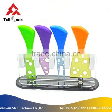 Hot selling! cheese tools set with holder