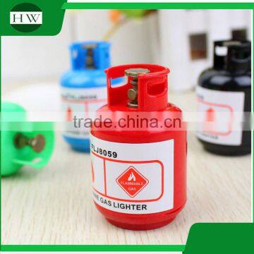 Portable Plastic Colorful Funny Child Cartoon Gas Bottle Tank Cylinder Double Pencil Sharpener photo-2