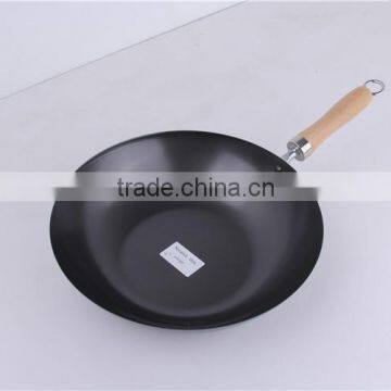 Best Hand Hammered Cantonese Big Industrial Carbon Steel Wok photo-4