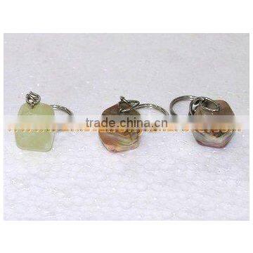 TOP PAKISTANI NATURAL STONE ONYX KEY CHAINS HANDICRAFTS photo-4