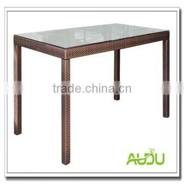 Patio Table,Classic Rattan Color Rectangle Table photo-2