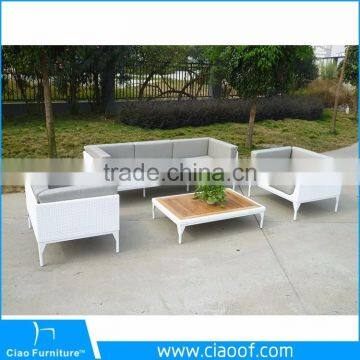 Factory Best Price Top Sale White Garden Sofa