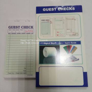 Green Color 2parts Carbonless Guest Check CT-G7000 photo-2