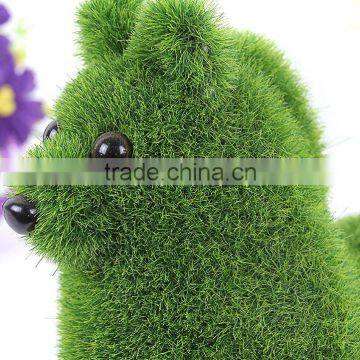 Creative Potted Decor Handcraft Flocking Artificial Alpaca Animals photo-4