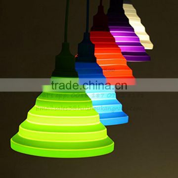 Pendant lights LED lampshade silicone lampshade frames