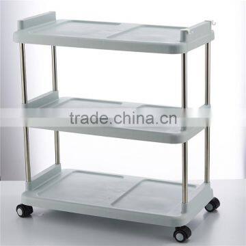 3 Tier Durable Impact and Rust-Resistant Plastic Shelves photo-3