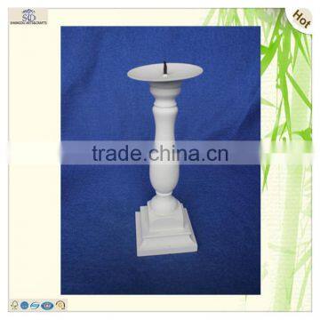 Custom Design Die Cut Paulownia Wooden Candle Stand Holder photo-4