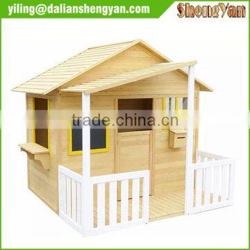 Wooden custom cubby house furniture forts for kids