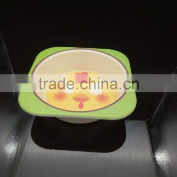 2016 Hot Selling Biodegradable Bamboo Fibre Kid's Food Bowl photo-2