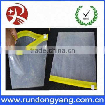 Hot sales clear pvc zipper bag