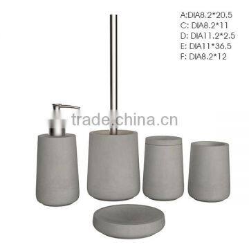 Classical Pattern Concrete/cement Bathroom Accessories Sets,best Selling China Bathroom Accessories photo-3