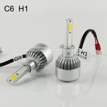 Led Headlight C6 h1 Cob 30W/Bulb 60W/Set 6400lm/set LED Headlight Bulbs Hi/Lo Led Car Headlight Headlamp photo-2