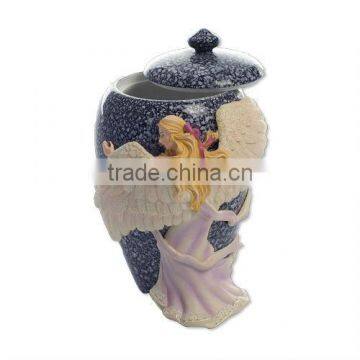 Ceramic hand-craft garden urns for display