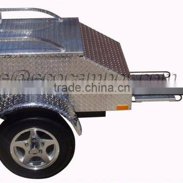 Enclosed Aluminum Cargo Trailer for Motorcycle for Sale photo-2