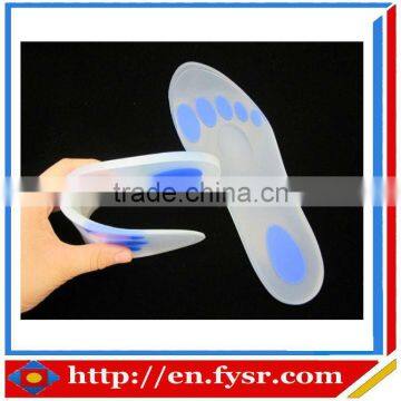 silicon shoe insoles silica gel insole soft gel insole