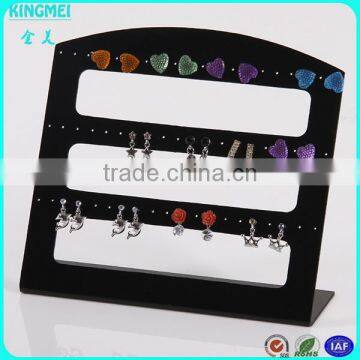 Small Freestanding Plastic L Shaped Jewelly Display Holder Earring Display Holder photo-3