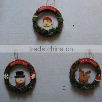 Christmas rattan wreath JA01-W4438