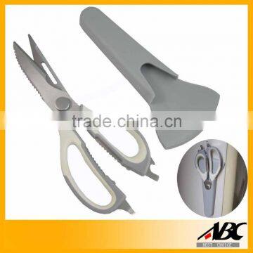 Professional Orange Color Handle Kitchen Detachable Scissors photo-2