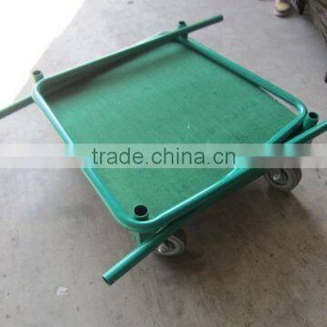 carpet plywood deck steel panel cart with removable handle