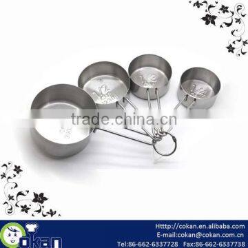 4pcs Stainless Steel Measuring Cup Set CK-S069