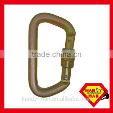2200SG Square Steel D Screw Gate Opening Cheap Rescue Carabiner