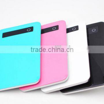 4000mAh Wholesale Colorful Slim Power Bank With Touch Screen photo-2
