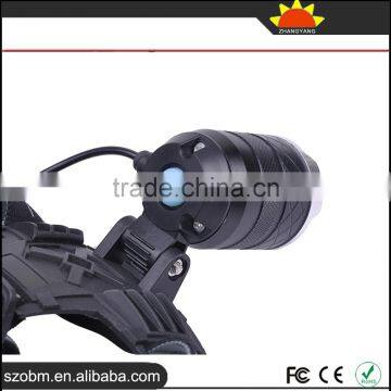 OEM XML-T6 LED Powerful 2000 Lumens Zoom Rechargable LED Headlamp photo-4
