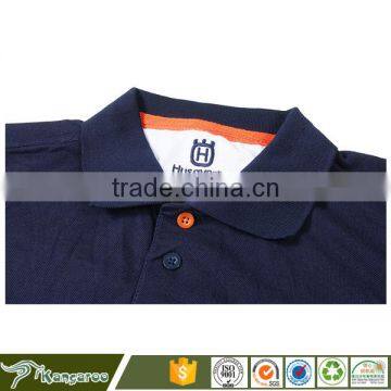 Custom Made Worker Dark Blue Polo t Shirt Factory photo-6
