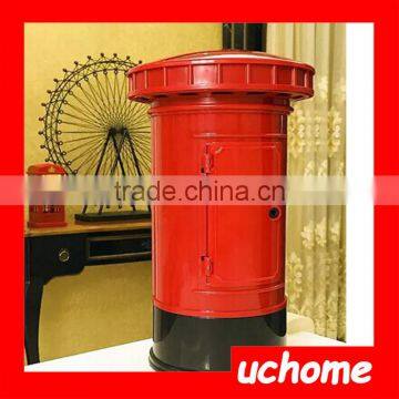 UCHOME Creative Souvenir British Red Mailbox Shape Money Saving Piggy Bank Pot photo-4