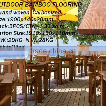 Durable DIY Outdoor Decking From a China Professional Manufacturer Installing at Your Balcony,garden Outdoor Bamboo Flooring